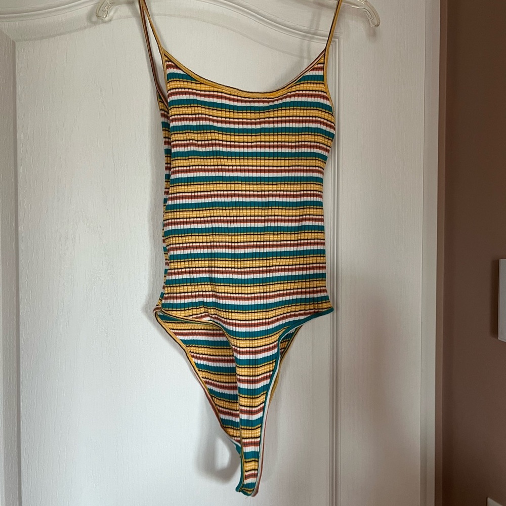 2/$20 - Zara’s Striped One Piece bodysuit
